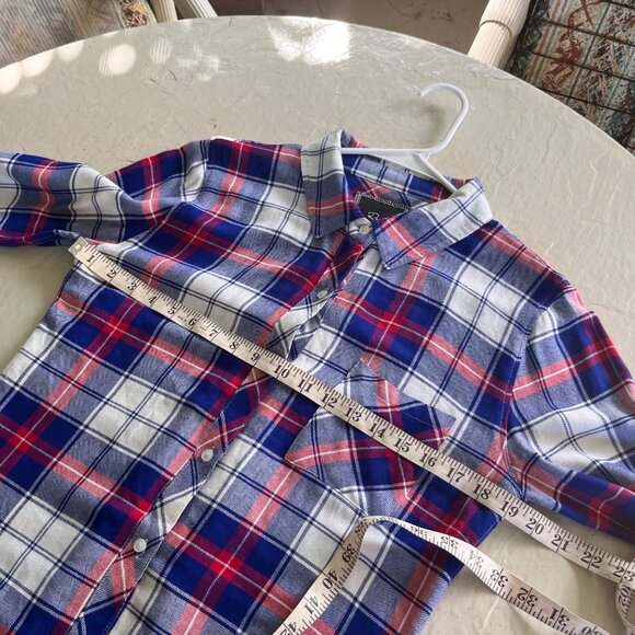 Rails Plaid Rayon Flannel Button Up Shirt Size S - Picture 8 of 8